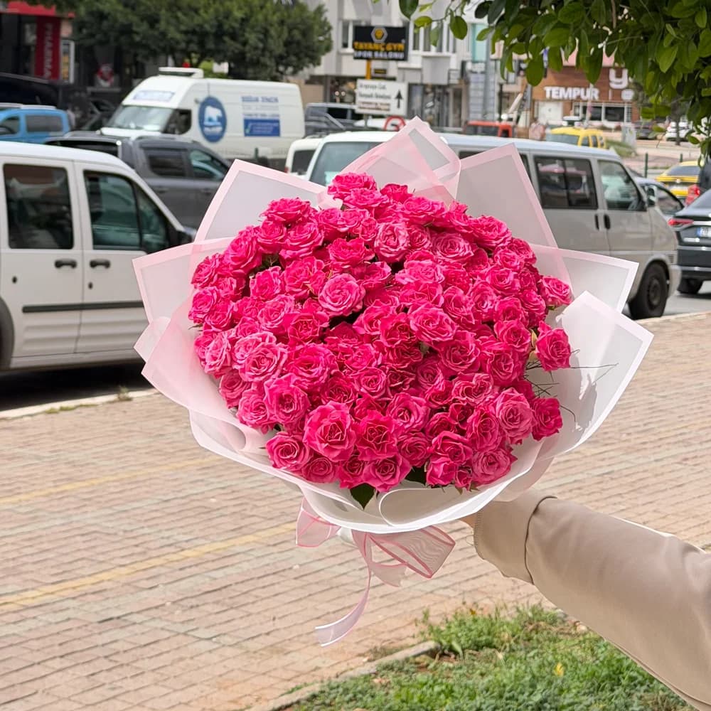 Pembe Çardak Gül Buketi